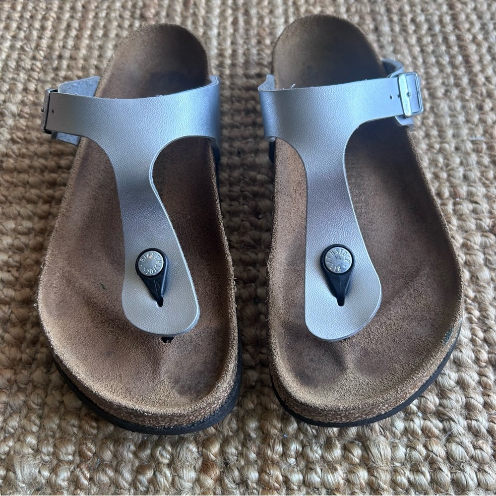 Birkenstock Silver Sandals